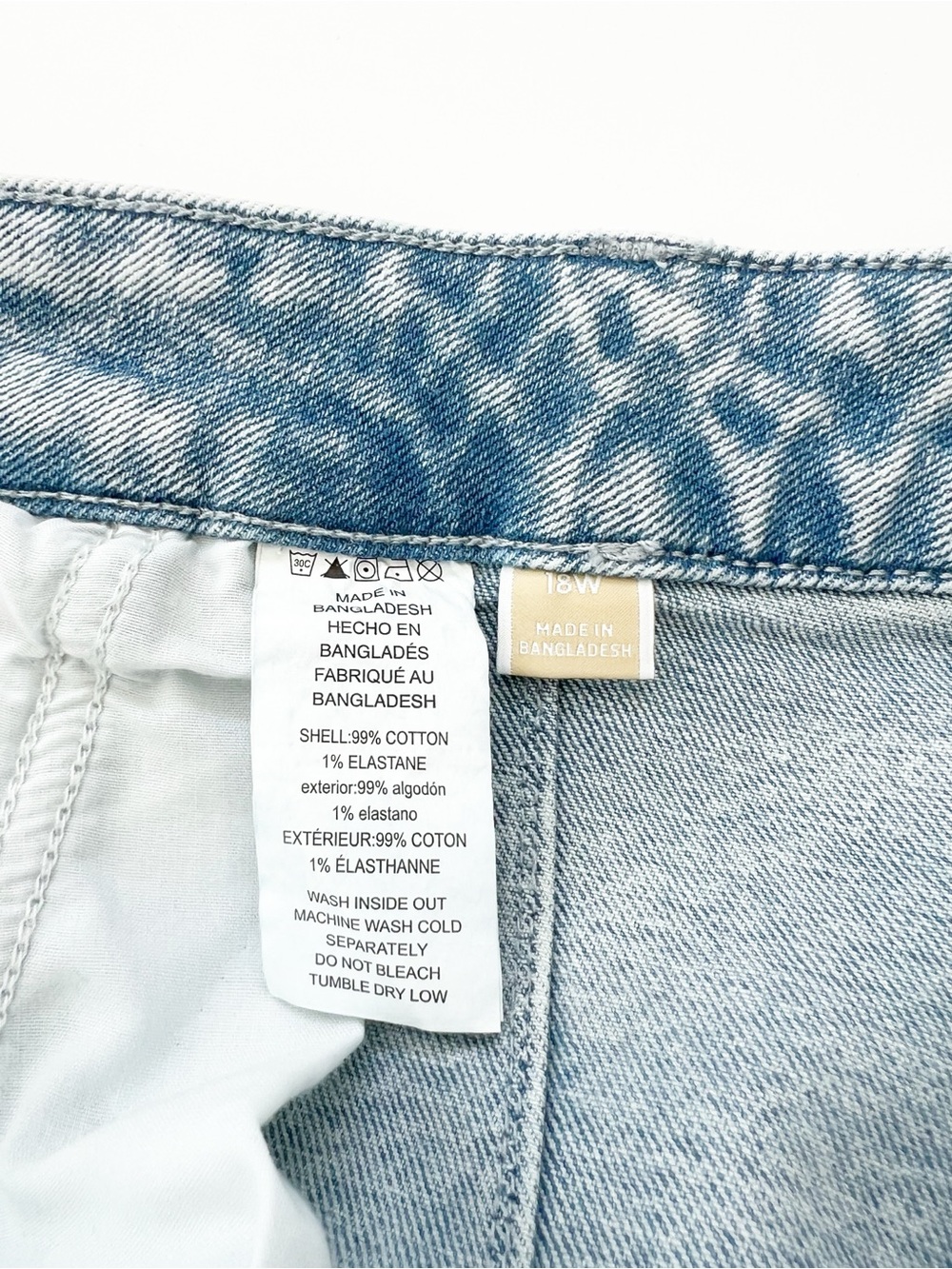 Michael Kors Carmen Wide Leg Super High Rise Jeans 18W NWT - Picture 5 of 8